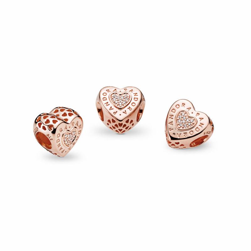 Talismane Pandora Rose™ Signature Inima (hDbxLS02)